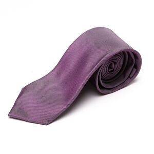 Calibrate Men Silk Print Tie Purple 0181